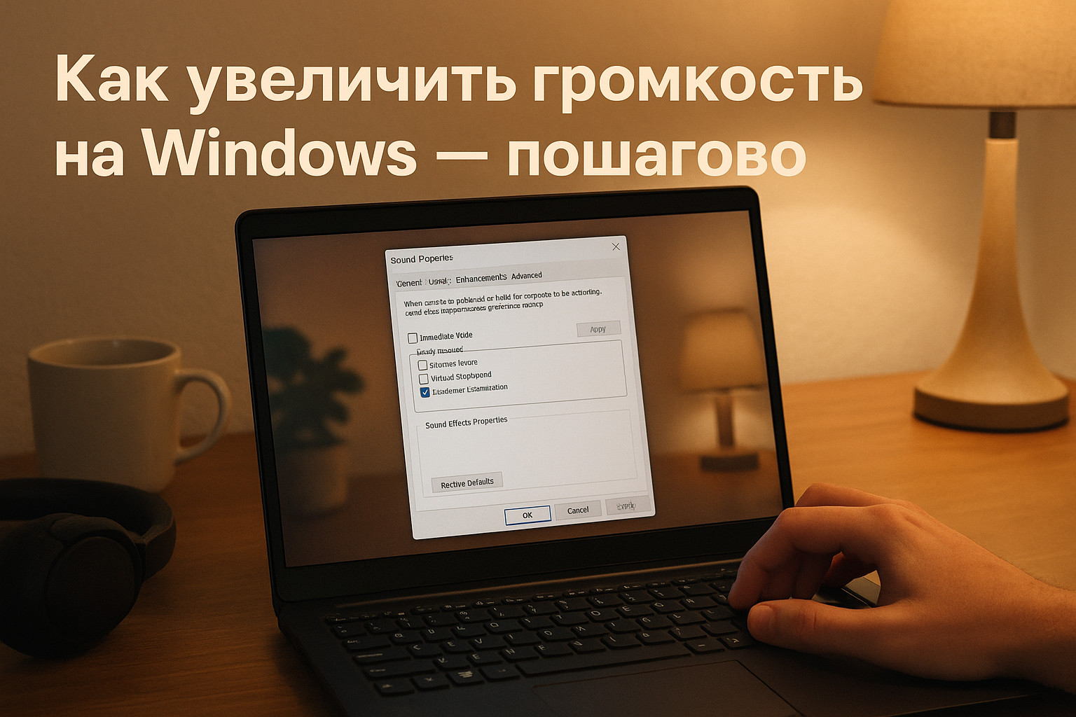 Как увеличить громкость звука на компьютере с Windows